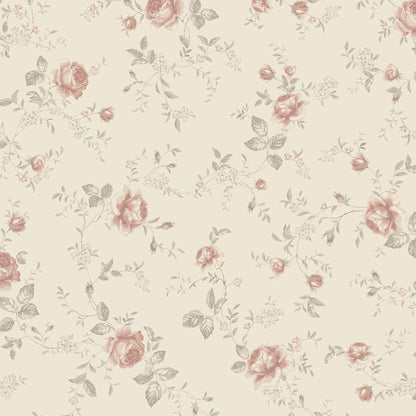 BORASTASPETER　『Rose Garden』　ボラスタペーター スウェーデン製 『Newbie wallpaper II（ニュービー 2）』【2color】（10m／１本単位）